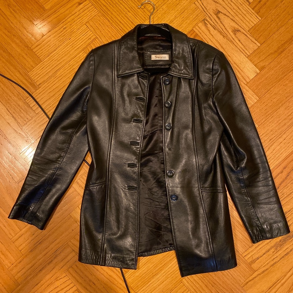 Swann leather jacket